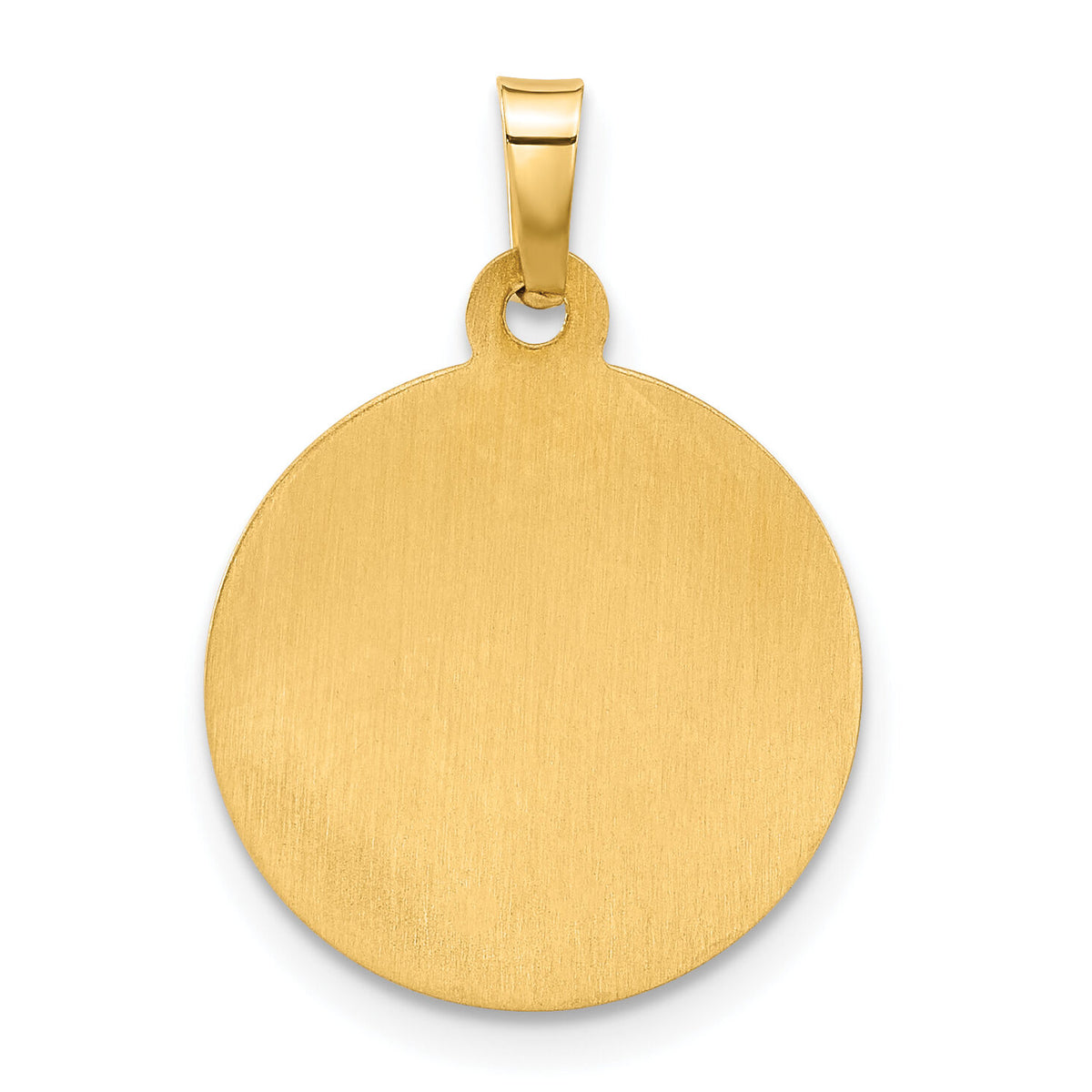 14K Hollow Sacred Heart of Jesus Medal-XR2099
