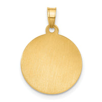 14K Hollow Our Guardian Angel Medal-XR2128