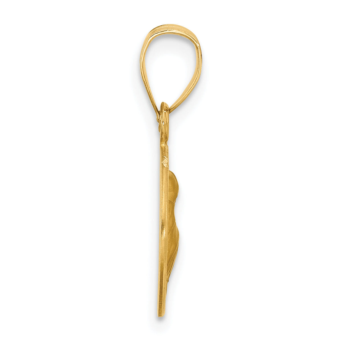 14k Polished and Satin St. Anthony Medal-XR2130