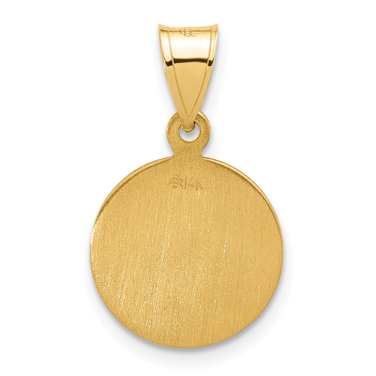 14k Polished and Satin St. Anthony Medal-XR2130