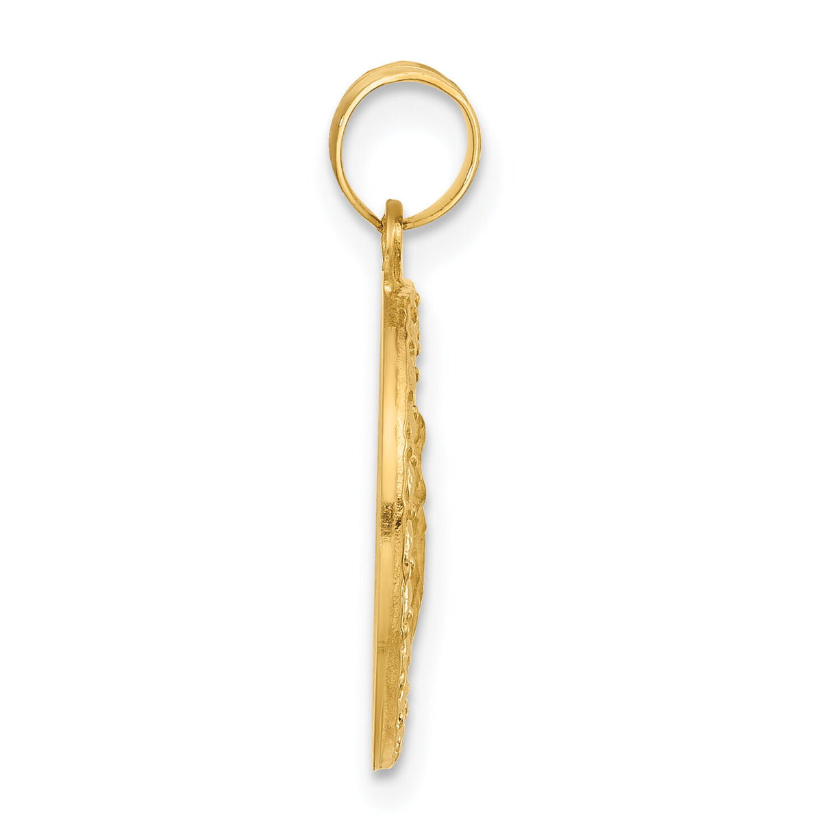 14K Polished Hollow St Anthony Medal-XR2133