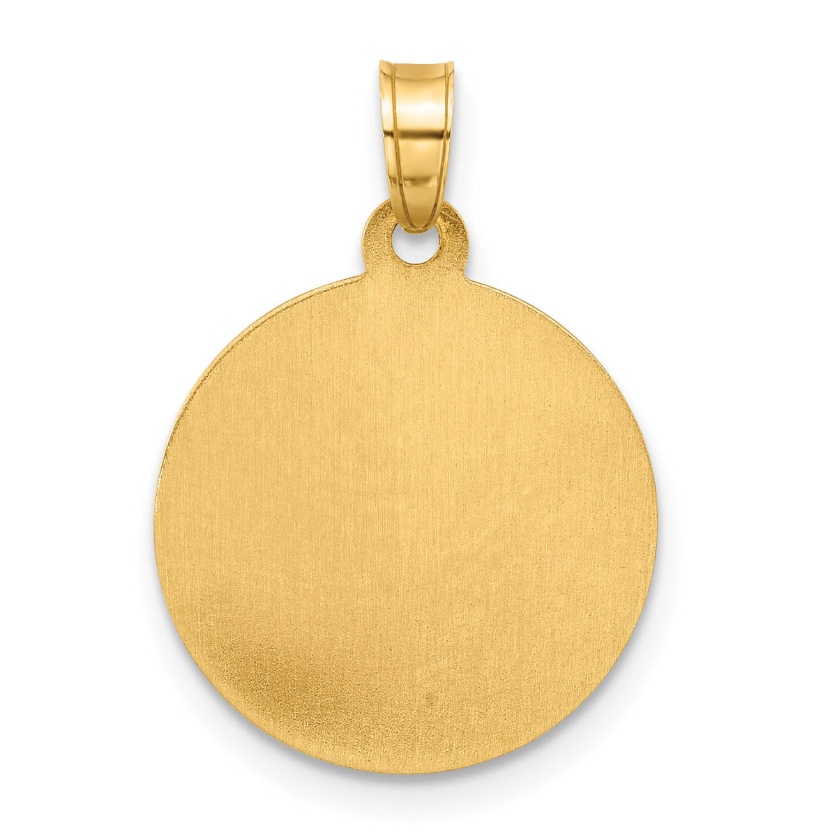 14K Hollow St. Christopher Medal-XR2136