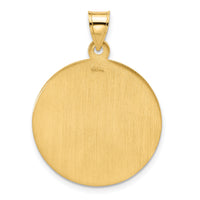 14k Polished and Satin Solid St. Christopher Medal-XR2139