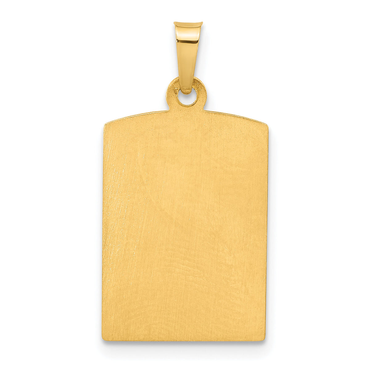 14K Rectangular Hollow St. Christopher Medal-XR2140