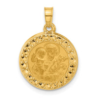 14K Hollow St. Joseph Medal-XR2142