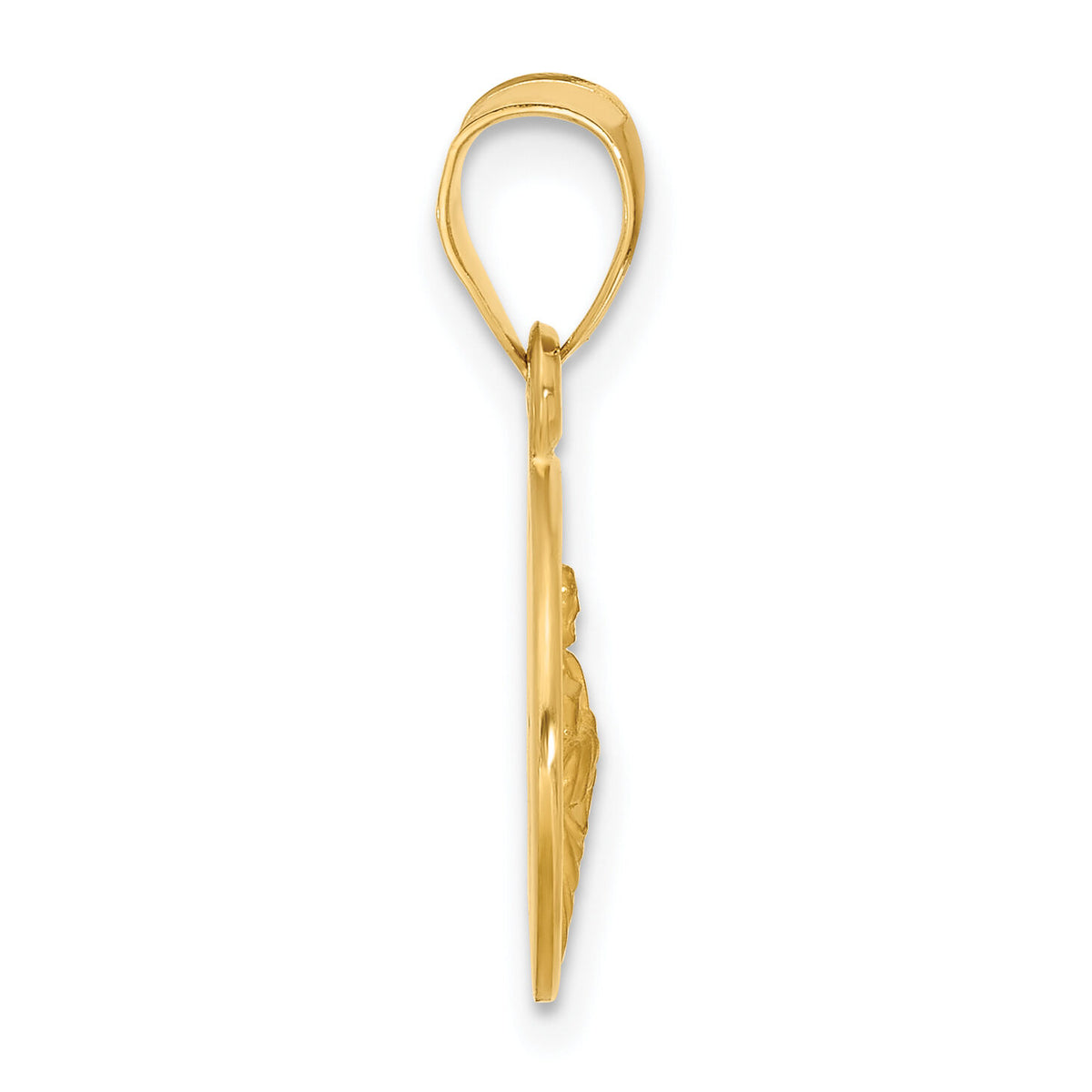 14k Polished and Satin Solid St Jude Thaddeus Medal-XR2145