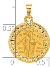 14K Hollow St. Jude Thaddeus Medal-XR2146