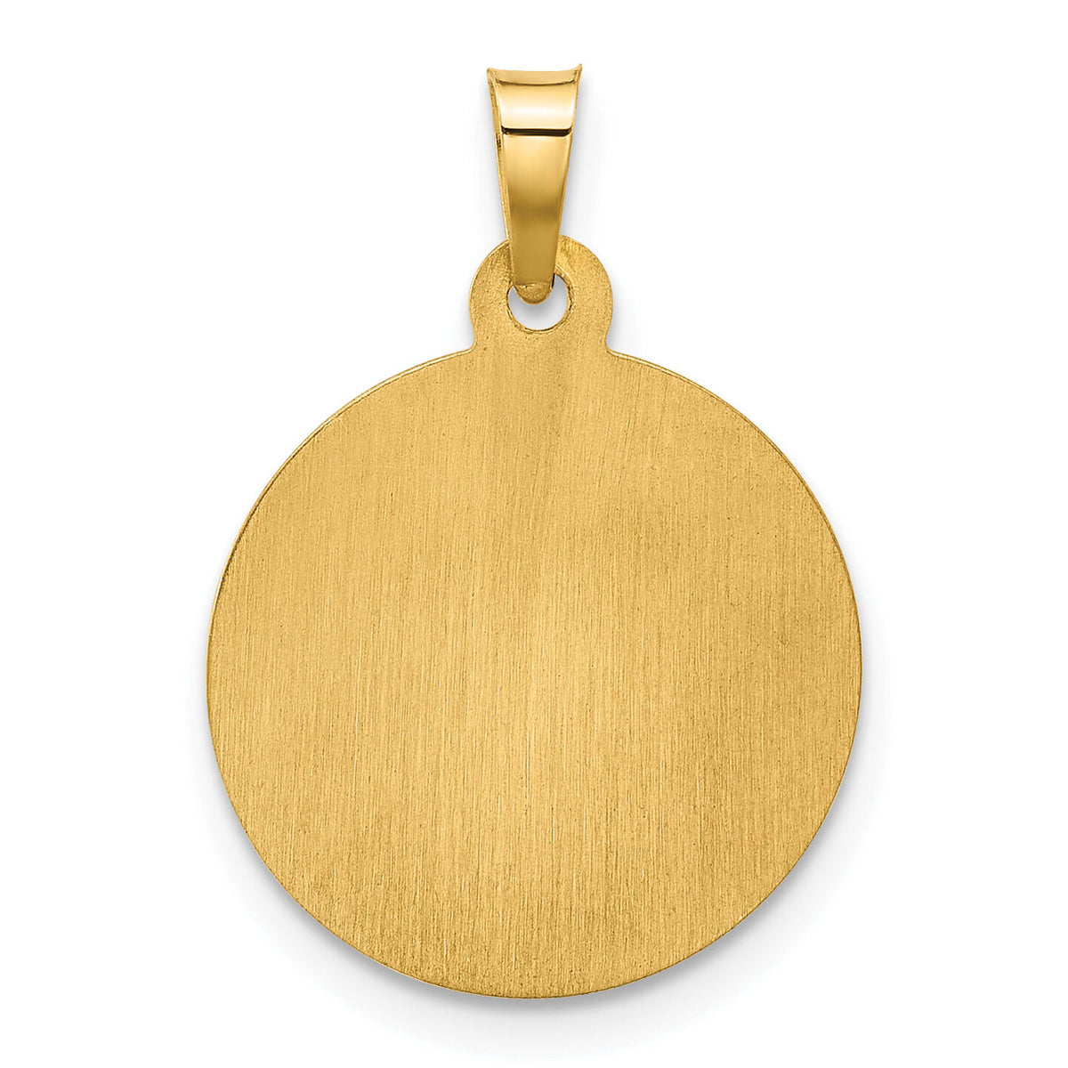 14K with White Rhodium Hollow St. Jude Thaddeus Medal-XR2147