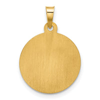 14K with White Rhodium Hollow St. Jude Thaddeus Medal-XR2147