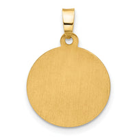 14K Hollow St. Michael Medal-XR2151