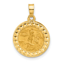 14K Hollow St. Michael Medal-XR2151