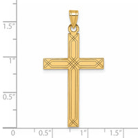 14k Cross Pendant-XR2156