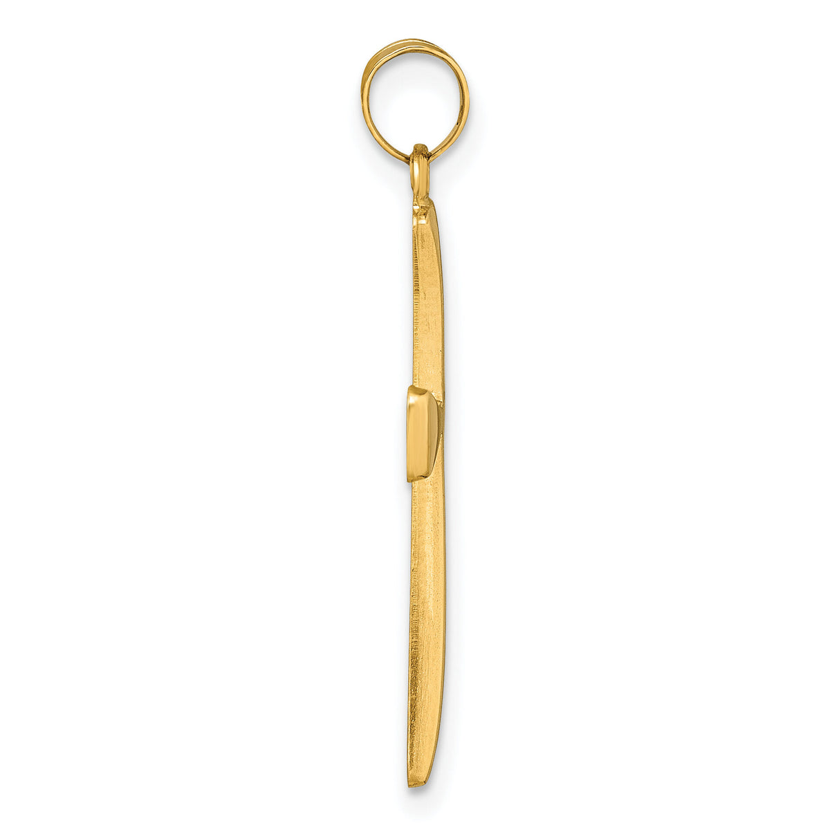 14k Polished Religious Cross Pendant-XR2170