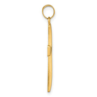 14k Polished Religious Cross Pendant-XR2170