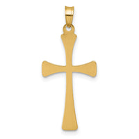 14k Polished Religious Cross Pendant-XR2170