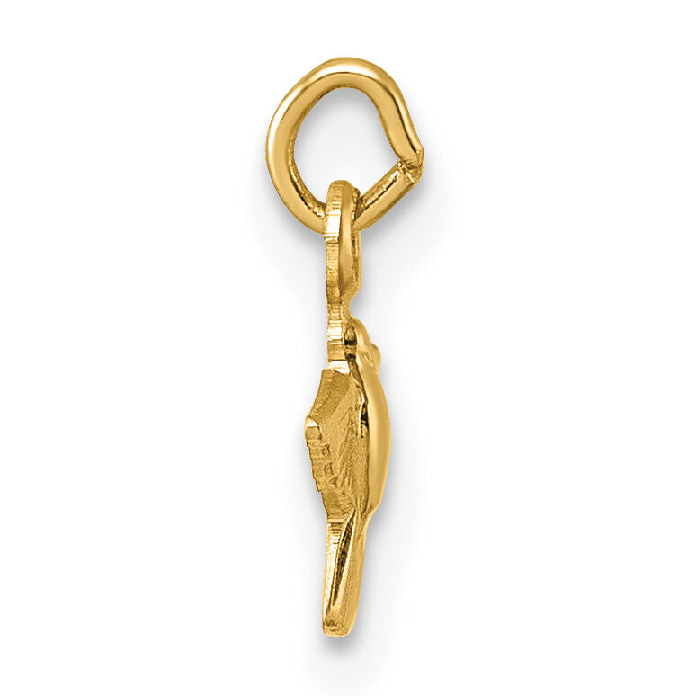 14k Polished Dove Pendant-XR2188