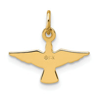 14k Polished Dove Pendant-XR2189