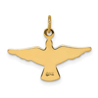 14k Polished Dove Pendant-XR2190