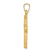 14k Hollow Latin Cross Pendant-XR276