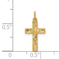 14k INRI Crucifix Charm-XR294