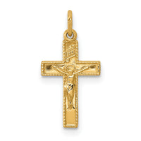 14k INRI Crucifix Charm-XR294