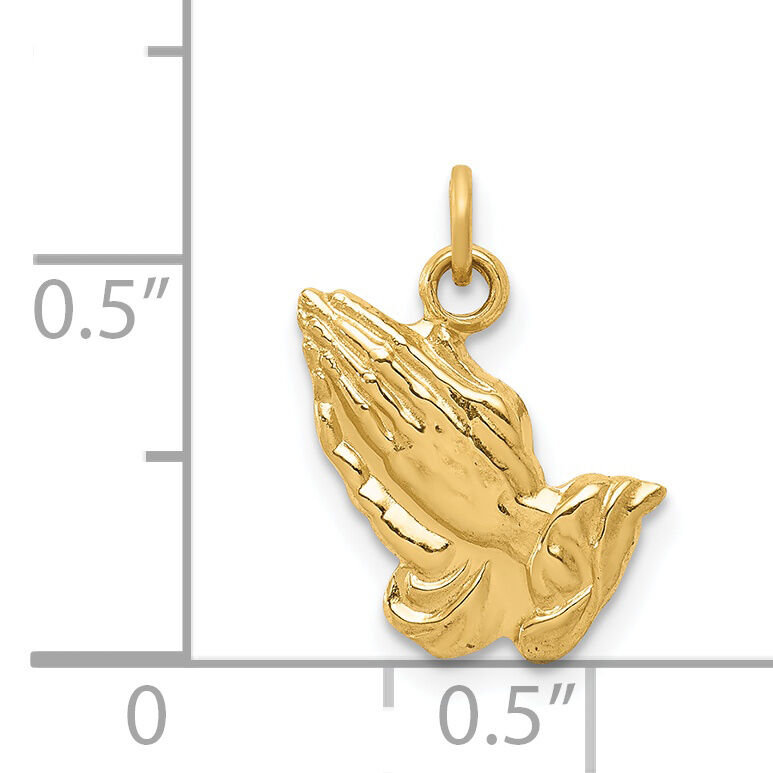 14k Praying Hands Charm-XR323