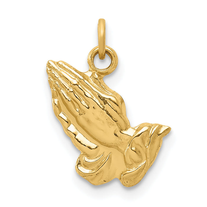 14k Praying Hands Charm-XR323