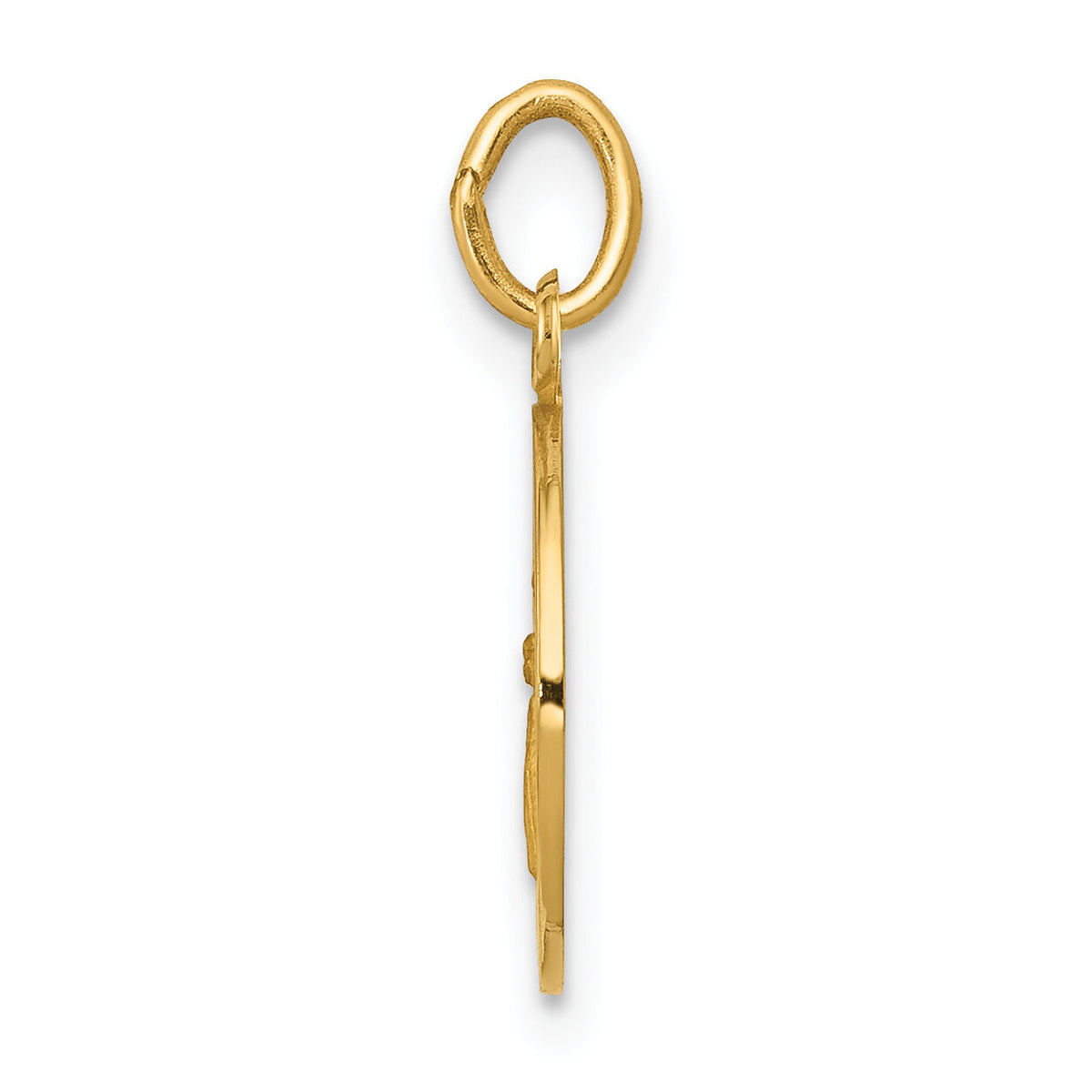 14k Guardian Angel Medal Charm-XR328