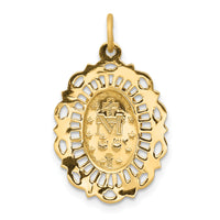 14k Miraculous Medal Charm-XR331