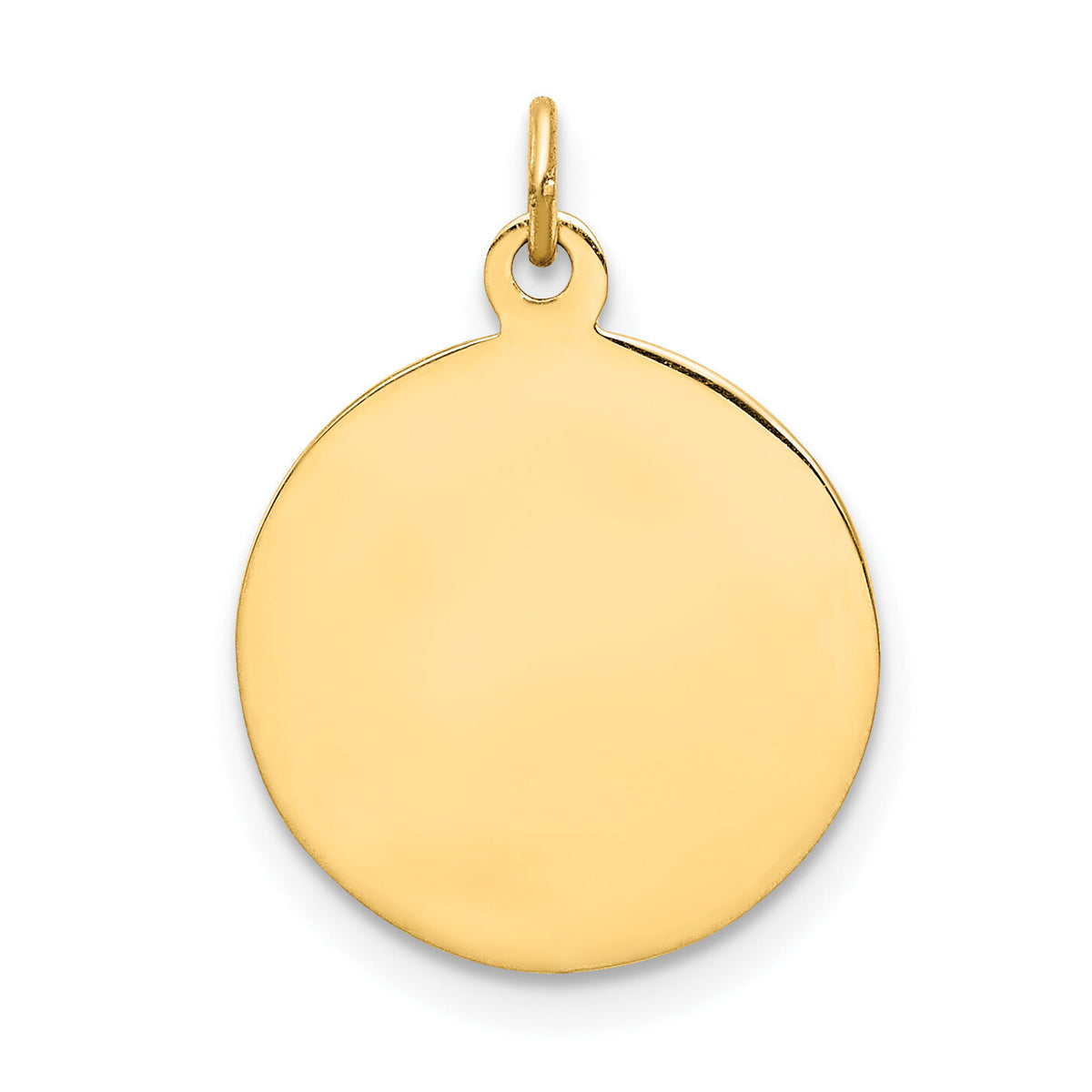 14k Our Lady of Mount Carmel Medal Charm-XR342