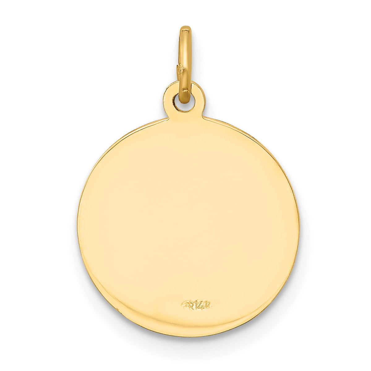 14k Our Lady of Loreto Medal Charm-XR343