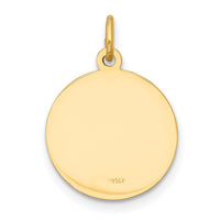 14k Our Lady of Loreto Medal Charm-XR343