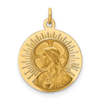 14k Matka Boska Medal Charm-XR344