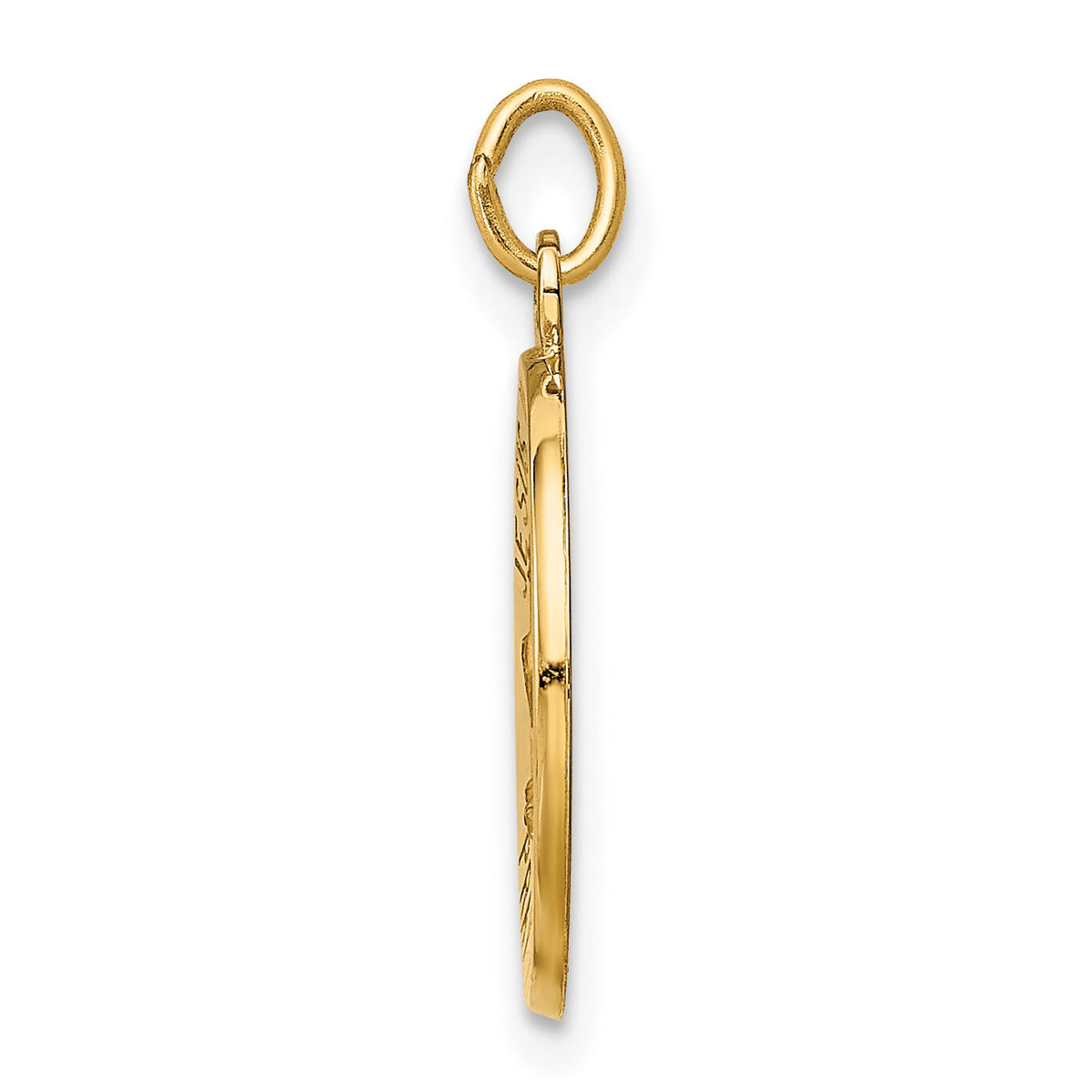 14k Jesus, Mary, Joseph Medal Charm-XR353