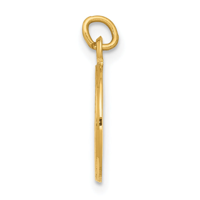 14k First Communion Medal Charm-XR359
