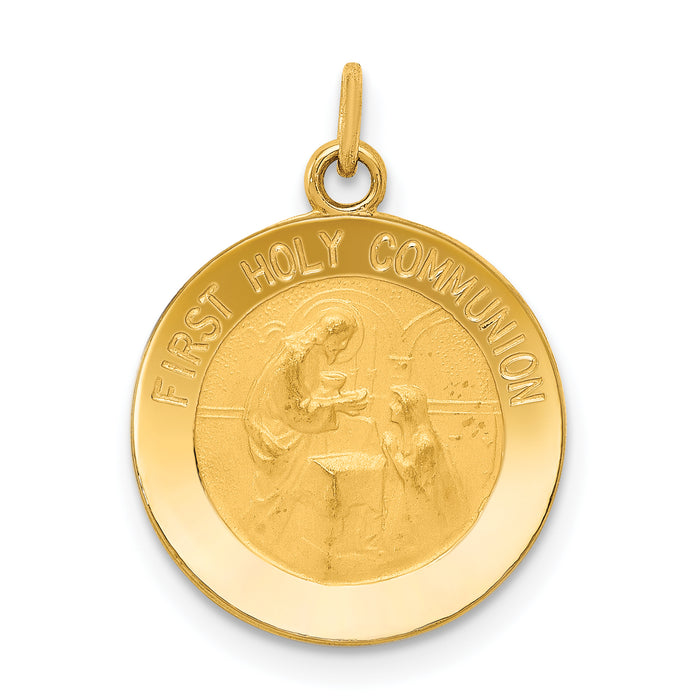 14k First Holy Communion Charm-XR362