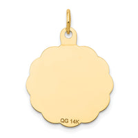 14k First Holy Communion Disc Charm-XR366