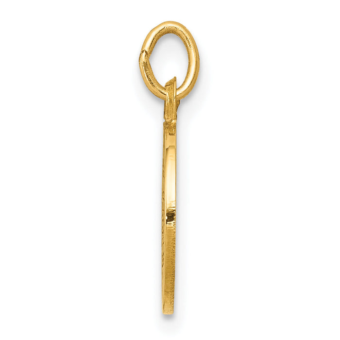 14k Holy Trinity Medal Charm-XR371