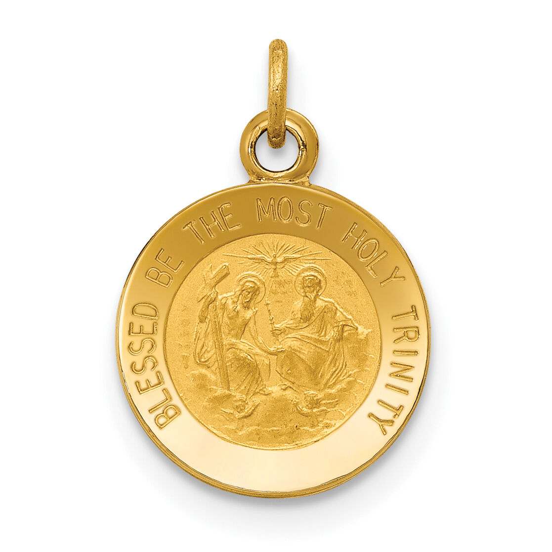 14k Holy Trinity Medal Charm-XR371