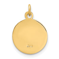 14k Holy Spirit Medal Charm-XR374