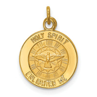 14k Holy Spirit Medal Charm-XR374