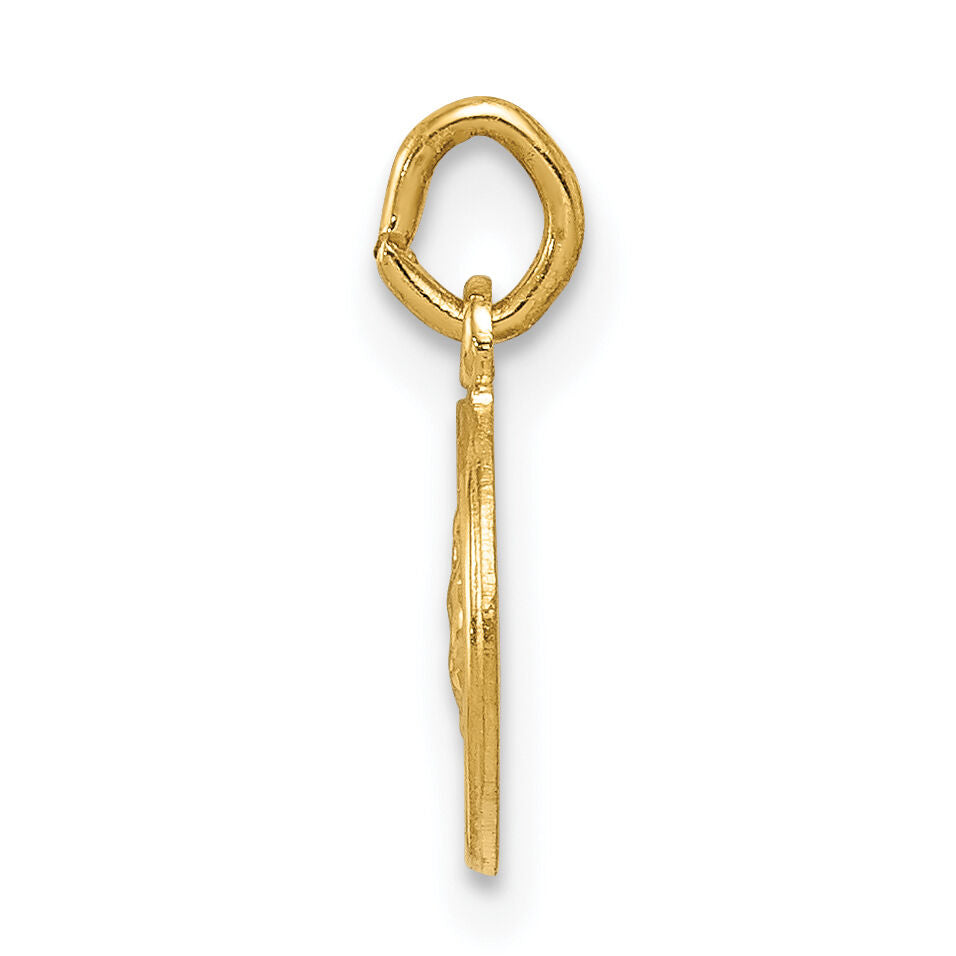 14k Saint Christopher Medal Charm-XR380