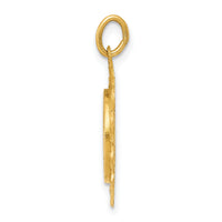 14k Saint Christopher Medal Charm-XR381