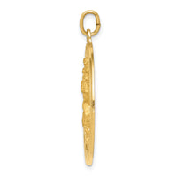 14k Saint Christopher Medal Pendant-XR382