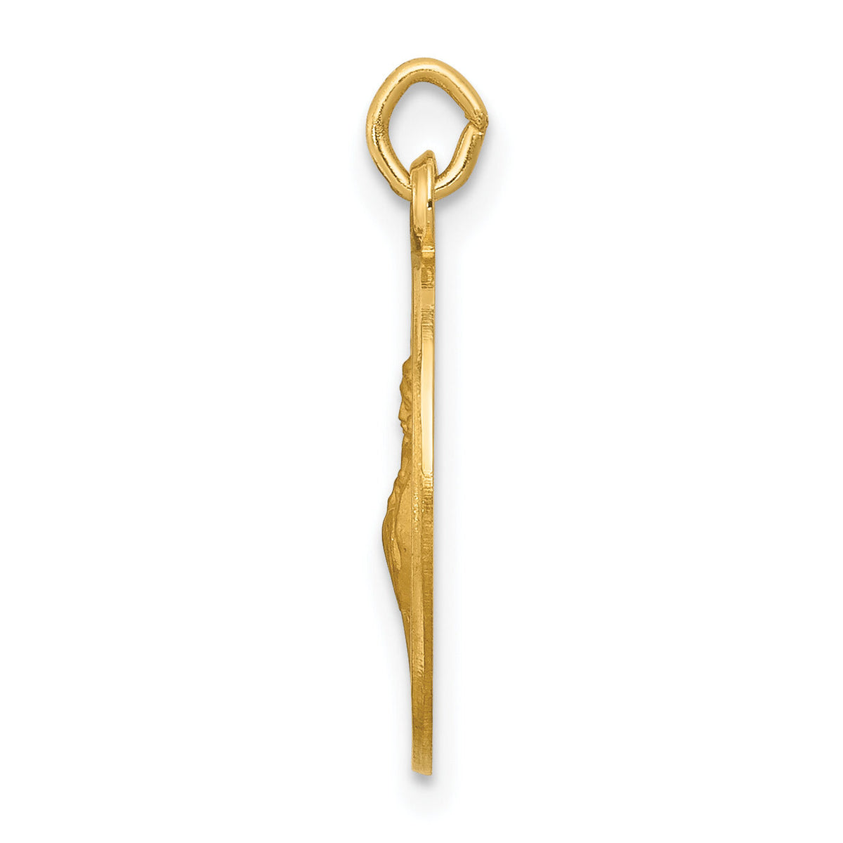 14k Saint Francis of Assisi Medal Charm-XR391