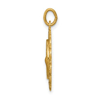 14k Saint Francis of Assisi Medal Pendant-XR392