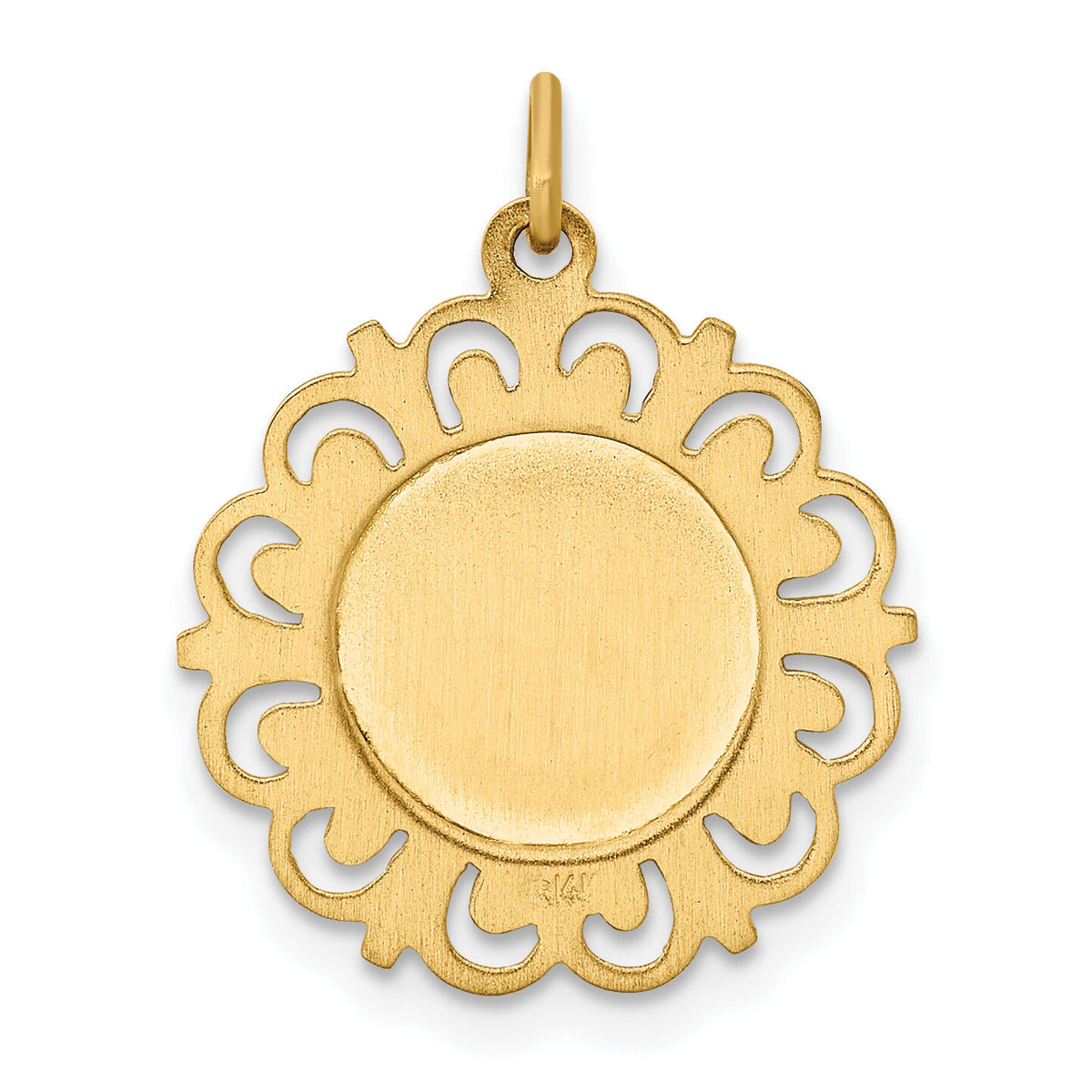 14k Saint Francis of Assisi Medal Pendant-XR392