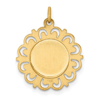 14k Saint Francis of Assisi Medal Pendant-XR392