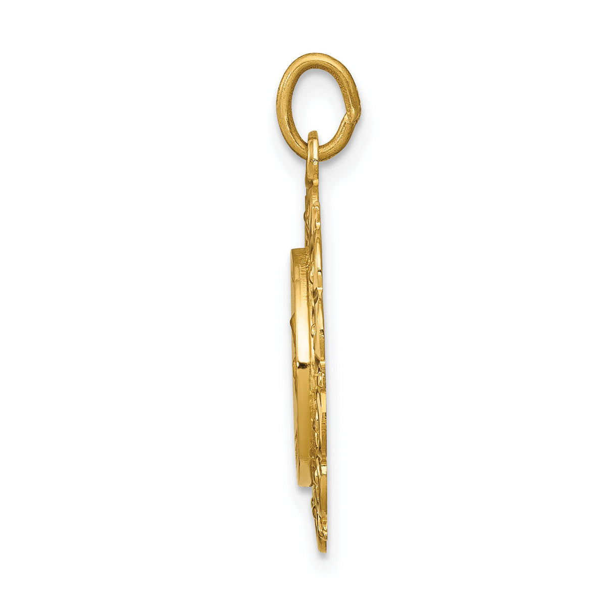 14k Saint Anne Medal Charm-XR395