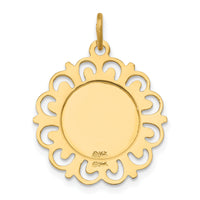 14k Saint Anne Medal Charm-XR395